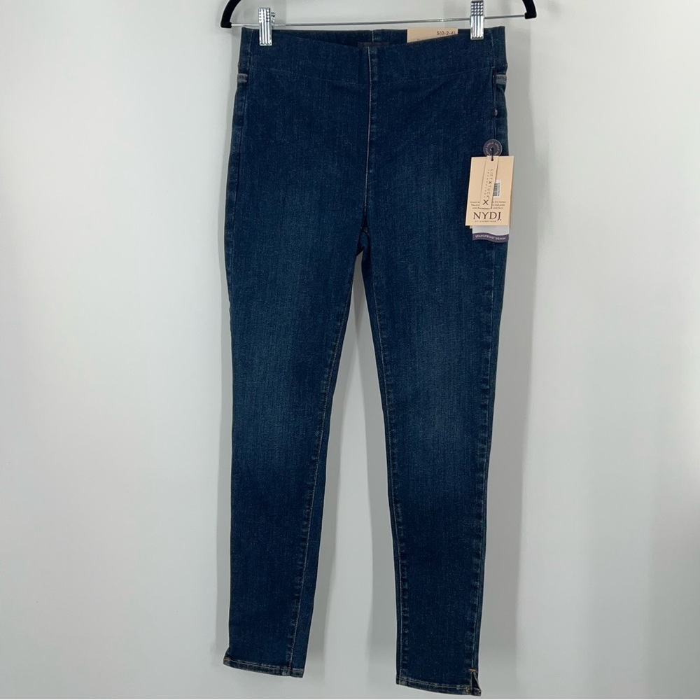NYDJ Super Skinny Ankle Pull-On Jeans in Clean Vista size Small NWT - Picture 4 of 12